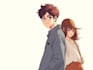 paint gorgeous couple portrait