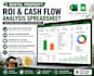 create a rental property ROI and cash flow analysis spreadsheet