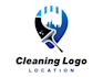 create a professional cleaning logo design