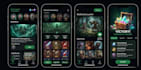design modern app store screenshot for iosor android