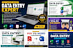 do accurate data entry, excel, word typing and PDF to word