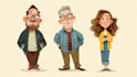 draw artistic cartoon caricatures