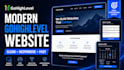 design a modern gohighlevel website and landing page