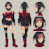 create professional anime model sheet