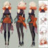 draw stylish anime character sheet