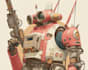 create futuristic sci fi character art