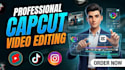edit video with caption, transition, effect etc