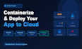 dockerize your app, deploy it with docker compose, kubernetes on AWS