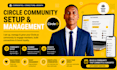 do circle so online course setup circle so online community and membership site