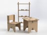 design modern furniture with 3d render