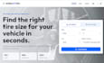 build tires size finder website with all vehicle database
