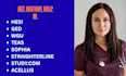 tutor in hesi, ged, teas, wgu, straighterline, sophia,