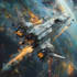 design spaceship, sci fi illustration and sci fi art