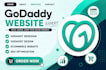 design godaddy website godaddy redesign develop godaddy website seo