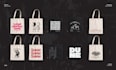 create edgy tote bag design for your brand