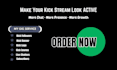 boost your kick stream engagement and make it look active
