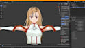 create low poly 3d models, rig and convert assets for vrchat vrm, mmd, stl, game