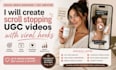 create scroll stopping ugc videos with viral hooks