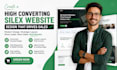 create a high converting silex website design that drives sales
