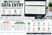 do fast and accurate data entry in excel or google sheets