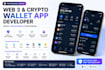develop a decentralized mobile crypto web wallet app web app for IOS and android
