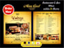 do food menu, restaurant menu , hotel menu