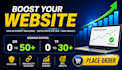 boost domain rating 50 plus, trust flow tf 30 plus