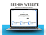 setup beehiiv newsletter beehive landing page email automation beehiiv website
