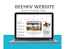 setup beehiiv newsletter beehiiv website beehiive landing page email automation