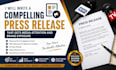 write a compelling press release that gets media attention and brand exposure