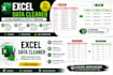 clean, format, merge, split excel data