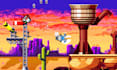 create pixel art background scene, pixel game art environment tileset