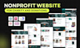 build nonprofit website, charity and donation website
