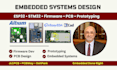 esp32, stm32 firmware development, pcb design, prototyping