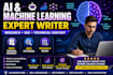 research and write on machine learning, ai, nlp, deep learning, and federated
