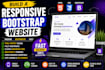 build a modern responsive frontend website