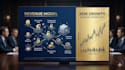 design a professional saas and fintech pitch deck with data visualization