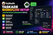 set up a taskade ai agent workflow, taskade workflow  projects management