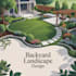 a harmonious landscape backyard design as a landscape architect