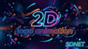 create 2d logo animation