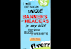 create a UNIQUE banner or header with image map and html ready for upload