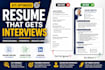 write and optimize your resume CV and linkedin profile