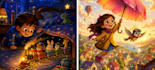 children story illustration and kids book illustration