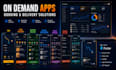 develop on demand app development, booking app, and delivery mobile apps