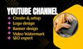 create and setup a professional youtube channel
