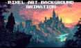 do 8bit 16bit 32bit pixel art animation looping lofi animation gif sprite sheet