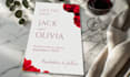 design timeless luxury wedding save the date with invitation suite