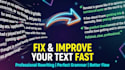 professional text rewriting and content improvement