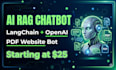build rag chatbot using langchain and openai
