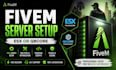 fully setup your fivem server with esx or qbcore